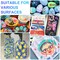 Acrylic Paint Pens, 50 Colors Dual Tip Markers with Fine and Brush Tip, Premium Marking Pens Set for Rock, Wood, Plastic, Fabric Painting and DIY Crafts